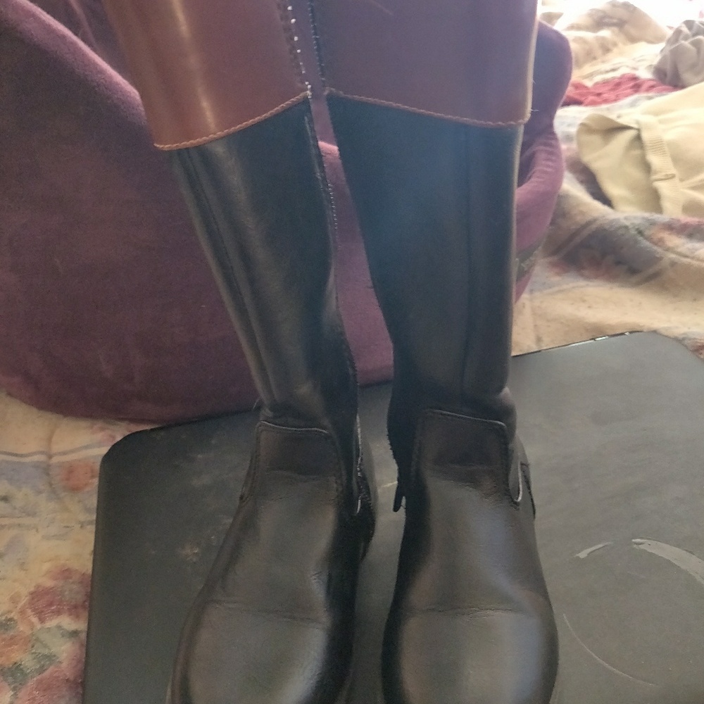 Kids riding boots/cognac - Picture 4 of 4